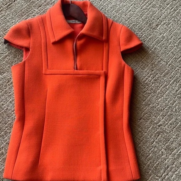 Vintage Prada size small in orange A/W 2001 runway - Picture 1 of 9